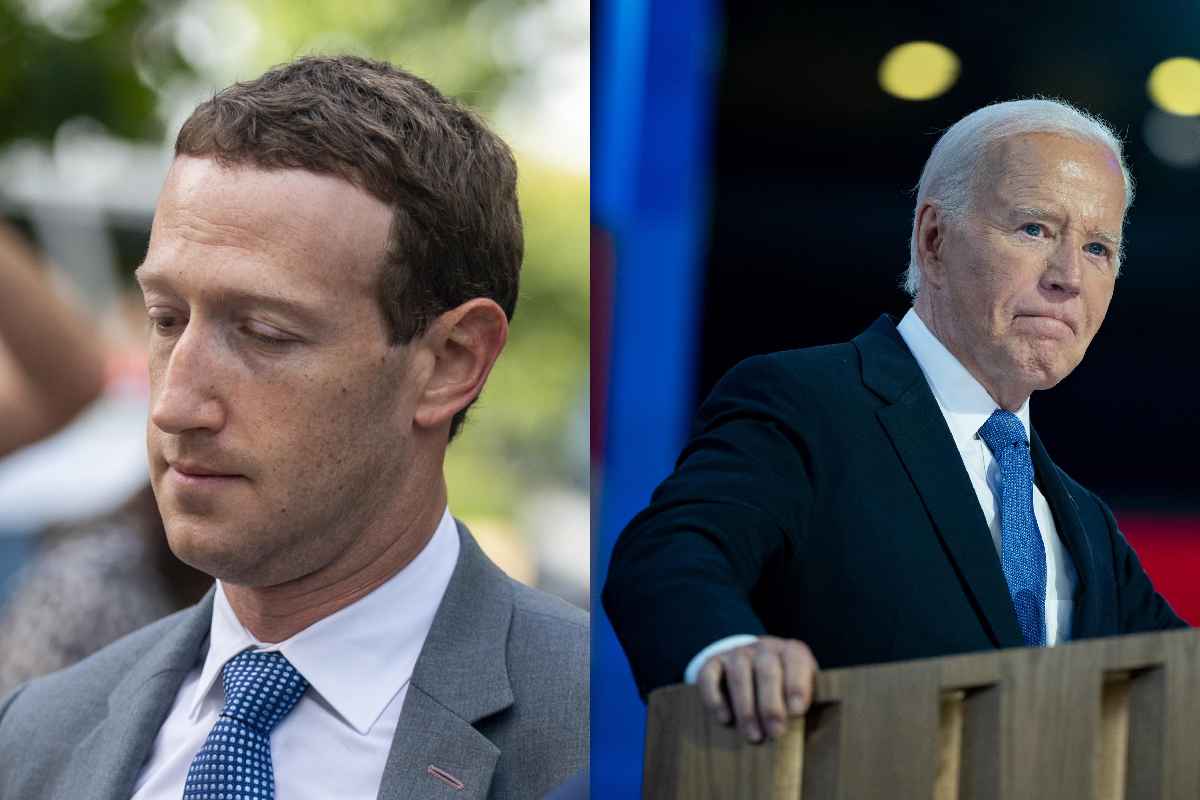 Zuckerberg e Biden